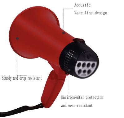 China 0.2 To 0.3KM Weatherproof Outdoor Horn Speakers Battery Powered Megaphone for sale