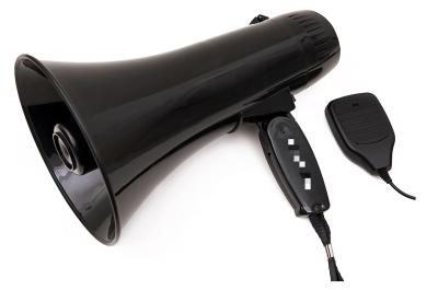 China 20W Wireless Megaphone Bluetooth Speaker Rechargeable Portable Lithium Megaphone for sale
