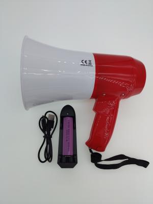 China Polícia Sirena Megafone Recarregável Alto-falante Microfone ABS Pequeno à venda