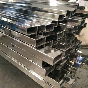 China 201 321 410 Stainless Steel Square Tube 8K 2D Polished Stainless Steel Pipe DIN EN for sale