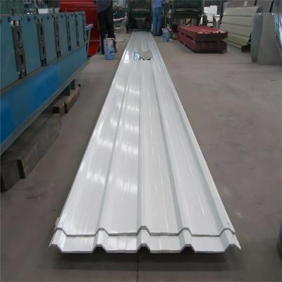 中国 White Galvanized 0.35 Mm Roof Steel Sheet T Shape 25-205-1025mm 販売のため