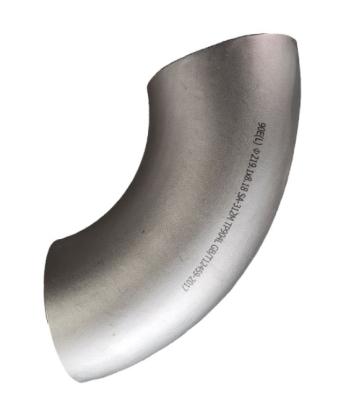 China Seamless Stainless Steel Pipe Fittings ASME A234 WPB 6 Inch 90 Degree Long Radius Elbow for sale
