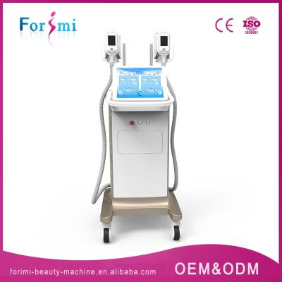 China Beauty salon use 15 inch touch screen 2 cryo handle work together cool sculption Cryolipolysis machine to body shaping for sale