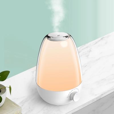 China Room 150-300m³ Air Humidifier ABS Ultrasonic Aromatherapy with LED Night Light for sale