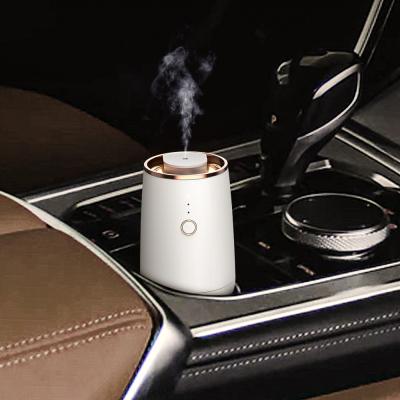 China Car Aroma Oil Diffuser Portable Electric Rechargeable Cool Mist Nebulizer for sale