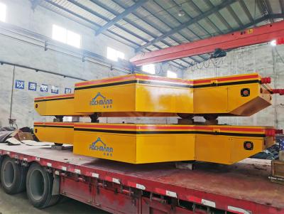 China 20 Tons Electric Transport Trolley Frame Steel Transport Cart en venta