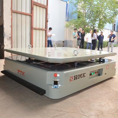 China 2 Ton AGV Transfer Cart Automatic Online Charging Transfer Vehicle for sale