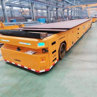 China Self Propelled AGV Automated Guided Vehicle Battery Powered Remote Control for sale