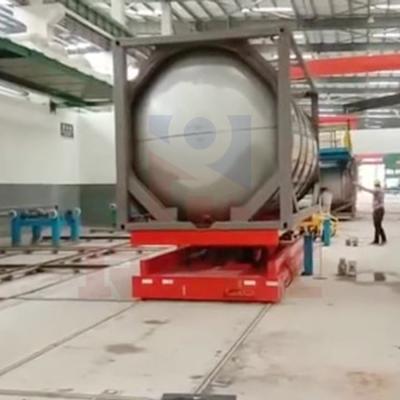 China 25 toneladas elétrico ajustável motorizado do trole de transferência do trilho operado à venda