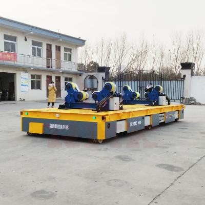 China Handbetriebene Materialtransport-Laufkatze, automatischer Wagen des Übergangs12t zu verkaufen