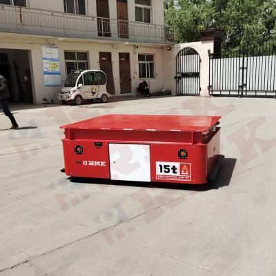 China Cargo Handling Trackless Transfer Trolley Electric With Pu Wheel Motor Power 6kw for sale