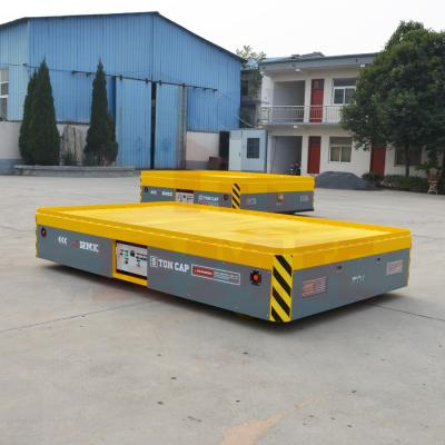 China Steerable Motorized Trackless Transfer Trolley 5 Tons Directional Movement for sale