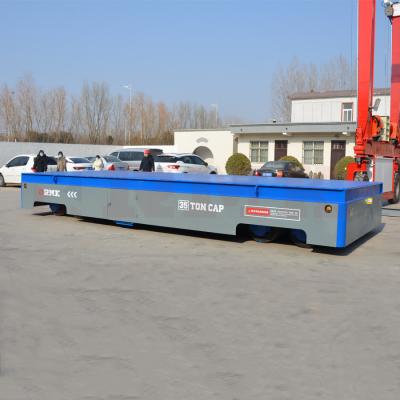 China 20T Material Transportation Trackless Transfer Trolley Battery Operated for sale