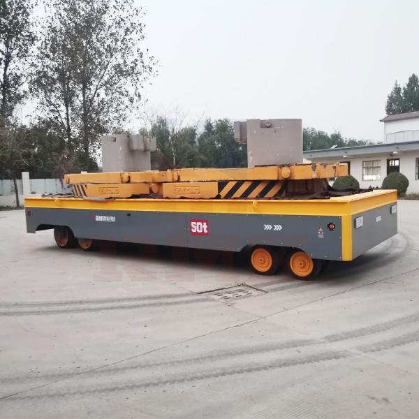 Trackless Transfer Trolley - 50 Tons Steerable Trackless Transfer ...