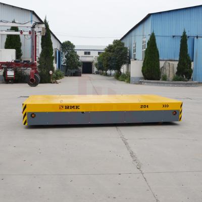 China 20 Tons Mold Transfer Car For Workshop , Heavy Duty Material Handling Trolley for sale