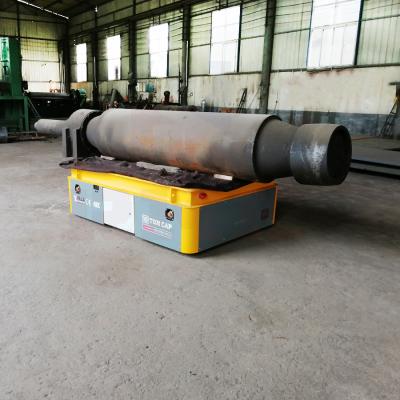 China Plant Steel Electric Transfer Cart , 10 Tons Heavy Duty Transport Trolley for sale