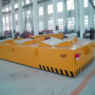 China Automatic Charging Industrial Transfer Cart , 30 Tons Material Handling Trolley for sale