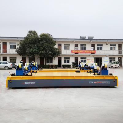 China Omni Directional Mobile Materials Transfer Cart Battery Power 10 Tons for sale