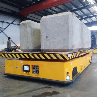 China Heavy Duty Battery Transfer Trolley Motorized Transport Bogie for sale
