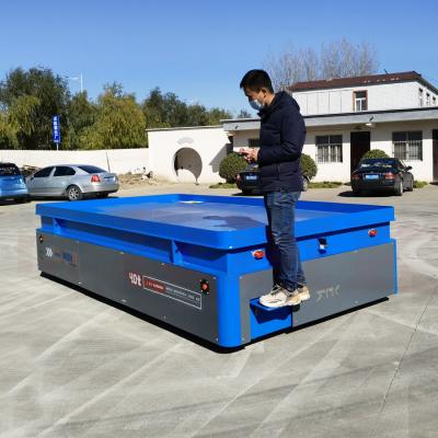 China Trackless Material Transfer Carts Lithium Battery Powered 1-500 Tons for sale