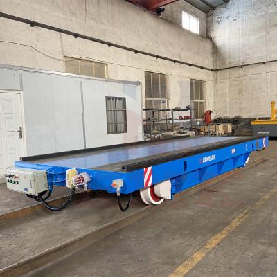 China 50 Ton Mold Transfer Cart Is Powered By Cable Industy Transfer Cart for sale