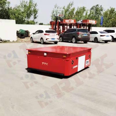 China Heavy Duty 15 Tons Battery Platform Trolley For Mold Handling for sale