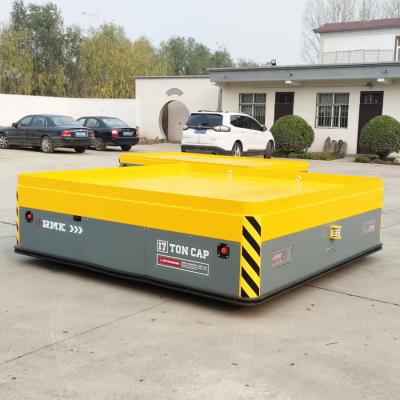 China Heavy Duty 15 Tons Press Fit On Tire Electric Transfer Carts Remote Control for sale
