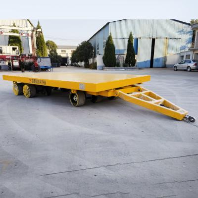 China 100 Ton Heavy Duty Trailer Heavy Material Handling Transport Car for sale