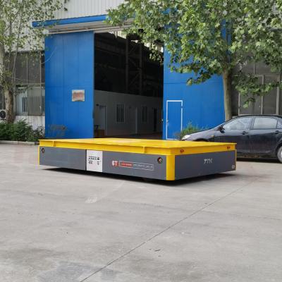 China Self Propelled Automated Production Line Trackless Transfer Vehicle 15 Ton en venta