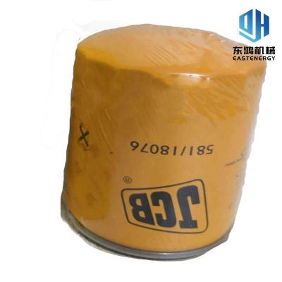 China Jcb Motorgraafwerktuig Oil Filter Yellow 581/18076 Goedgekeurde TS16949 Te koop