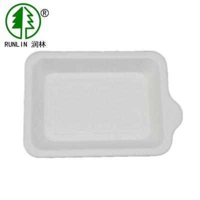 China Recyclable rectangular shape tray eco-friendly birthday party tray for sale