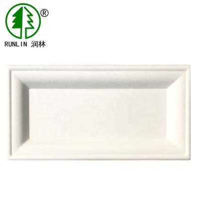 China BPA Free Compostable Eco Friendly Disposable Dishes Biodegradable Bagasse Tableware FDA for sale