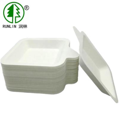 China Travel Biodegradable Sugarcane Bagasse Plates for sale