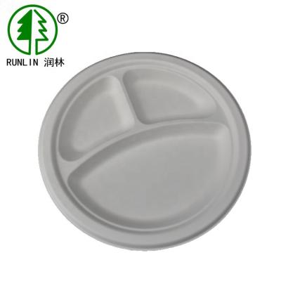 China Tropical Biodegradable Compostable Dinnerware Wedding Parties Plate Disposable Trays For Food for sale