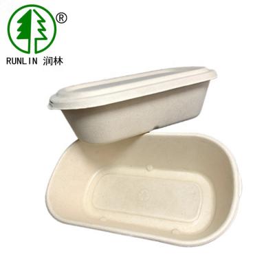 China Fast Food Restaurants Biodegradable Food Packaging Boxes Disposable Meal Box ODM for sale