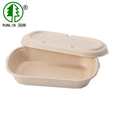 China Biodegradable Bagasse Food Containers for sale