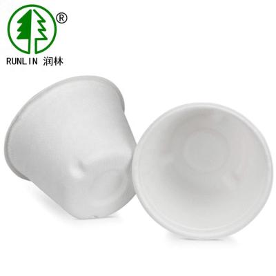 China Taza biodegradable amistosa del bagazo de la caña de azúcar de las tazas de papel de Eco de la bebida 8OZ en venta