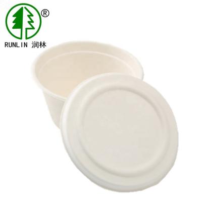 China Tazas disponibles biodegradables y placas del bagazo de la fibra del servicio de mesa de la taza abonable blanca de la boda en venta