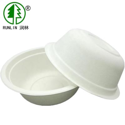 China Biodegradable Bowl 100% Composatable 16oz Bagasse Pulp Bowl for sale