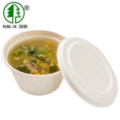 China Biodegradable Bagasse Cup Lids Disposable Coffee Cups With Lids for sale
