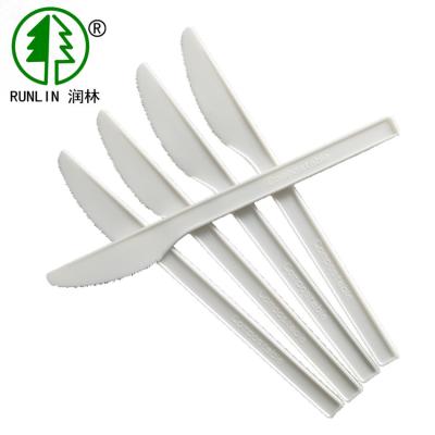 China 100% 3.8g 4.2g Biodegradable Cpla Cutlery Eco Friendly Reusable Cutlery Set for sale