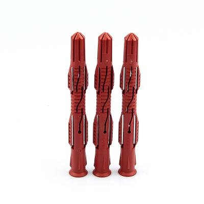 China Red Nylon Wall Anchor High Strength Nylon Frame Anchor 10MMX100MM for sale