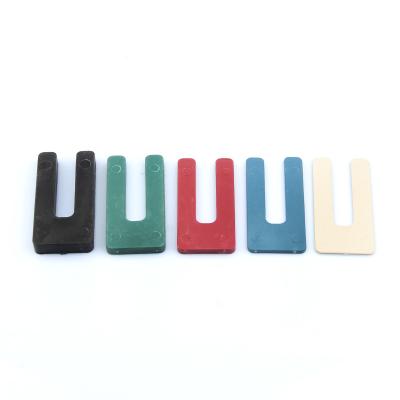 China Door Plastic Packers Multicolor Customized PE Packers 6.4mm X 75mm for sale