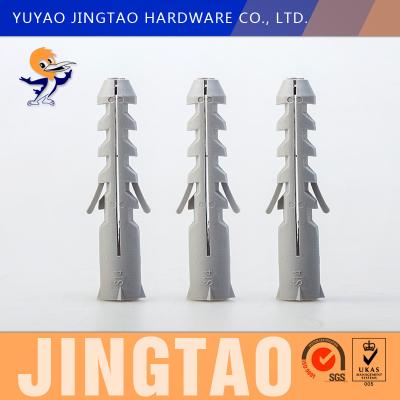 China Nailão plástico parafuso de parede de enchufe de âncora multiuso 8MMX40MM Tamanho à venda