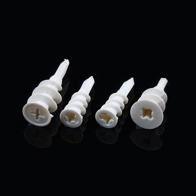 China 35mm X 10mm Plasterboard Plugs Plastic Self Tapping Anchor Screws for sale