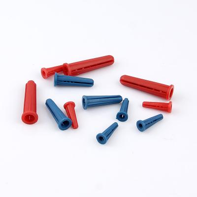 China Colourful Plastic Wall Plugs Conical Expansion Drywall Anchors for sale