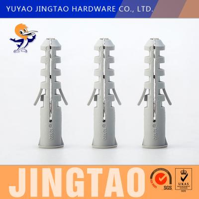 China Elasticidade Plugins de parede de plástico Tipo cabeça de tubarão Plugins de expansão ISO9001 à venda