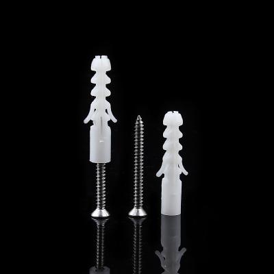 China Nylon Hammer Fixing Anchor hex head nylon nail anchor with screw for sale