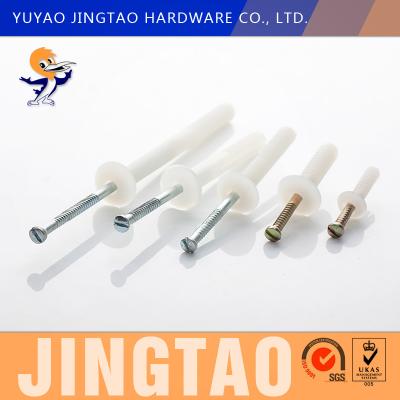 China Building Nylon Nailin Round Head Hammer Nail Drive Anchor 100/Pkg for sale