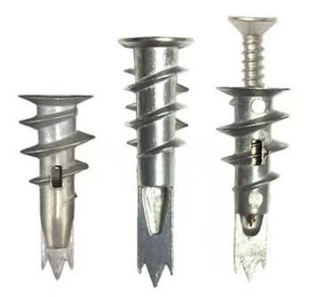 China ODM Zinc Self Drilling Drywall Anchors 14MM X 38MM for plasterboard for sale